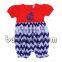 Nice anchor applique girl short bubble