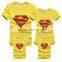 Pure cotton short sleeve parent-child outfit lovers t-shirts