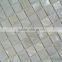Pure White freshwater shell mosaic tile on mesh with joints ,bathroom tile