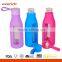 Soft Touch Unbreakable Borosilicate Glass Water Bottle With Strip