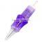 25/30mm Orange Purple Disposable Tattoo Tube & Tattoo needles Top Design Round Shader