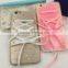TPU Transparency Phone Case for iphone 6s case with a Creativity Shoelace