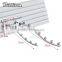 Metal Chrome clothing hooks bead hook metal board hanging hooks