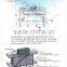 rake structure Ice Flake Maker Machine full automatic ice sending system