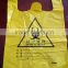 plastic t-shirt garbage bags/Medical waste bags
