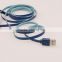 New Popular Portable Reversible Color Double Face Flat Micro USB Cable