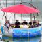 HEITRO Floating Grill Resturant Boat BBQ Donut Boats Boat BBQ Rowing Boat