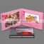 Popular 7" video screen printing business cards, video brochure, video cards