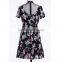 Printed Traditional Style Ladies Simple Design Fashion Dress for Lady