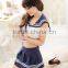 Sexy Lingerie School Girl Sailor Costume Cosplay Uniform Fancy Dress Q11