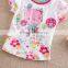 2-6T (S63145#White)Start Kids clothing wholesale summer baby wear kitty cat appliqued t shirt