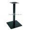 factory direct industrial style round cast iron metal dining table base leg with powder coated