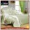 whole sale luxury silk satin pure dyed bedding set duvet cover