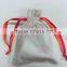 pink recycled cotton gift bag with logo