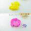 Hot sale eco-friendly lovely animal shape silicone cake pan