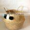 Eco Friendly Seagrass Foldable Laundry Basket