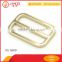 High polish gold color square buckles fashion bag accessories