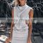 Hot sell Knit Dress short sleeve and short designs summer dress for women