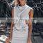 Hot Sell Knit Dress Short Sleeve and Short Designs Summer Dress for Women