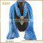 Latest product all kinds of polyester leopard printed scarf wholesale price