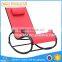 Top selling beach chaise lounge with adjustable headrest