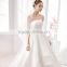 A27 Strapless Custom Made Big Ruffle Long Formal Wedding Dress 2016 Summer Style Chiffon Wedding Gown for Beach Wedding Party