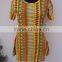 Multi-colored new short sleeve beautiful t-shirts / 100% hojari fabric girls wear garments
