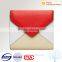 ladies designer wallet with zipper on flap ,color split joint