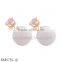 New Design Double Side Crystal Earring