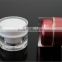 Transparent acrylic eye gel container with lid