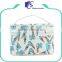 4 pieces travel canvas cosmetic makeup bag sets