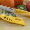 yellow color handle creamics good quality friut knife