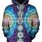 2015 Best Quality Customized Hoody Sweatshirt/ Fleece Hoodies Navy Blue Color
