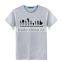design your own 100% cotton cheap kids deep round neck t shirt