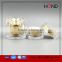 wholesale acrylic jar gold 30ml 50ml jar/skin care packaging/cream plastic lotion jar