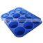 FDA Food Grade Microwave Oven Safe Non Stick Baking Pans BPA Free 12 Cups Custom Made Baking Pans