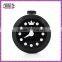 2016 new design alarm clock shape ladies handbags China wholesale women hard black bags