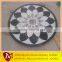 Well polished professional waterjet cut mosaic medallion backsplash