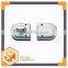 GL-02ES Stainless steel glass door latch lock,frameless sliding glass door pivot clamp lock