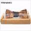Wooden fashion bow ties fashion OEM design welcome