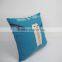 Eco-Friendly Non-Toxic Linen/Cotton fabric home decor square cat pillow