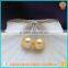 2016 fashion S925 silver ladies mother of pearl earrings designs