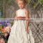 Lovery princess children frocks designs dresses Nice Belt, Exquisite Workmapship, Flower Girl Dresses guangdong factory sale