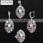 Silver Jewelry Set 925 Off You Sapphire Silver Wedding Earrings TZ-0181