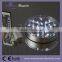 Battery powered 15cm round shape flower stander vase LED centerpiece uplighter base light