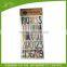 Self Adhesive Chipboard Letter Alphabet Sticker