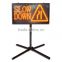 Portable scrolling message led sign board