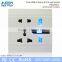 LED night light socket 2 USB wall socket