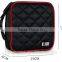 Black 32 Capacity 230D Space Twill PVC Fabric DVD Case CD Holder personalized cd case multi disc dvd cases