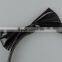Black bow hair hoop fancy dress holiday party dedicated accessories headbands